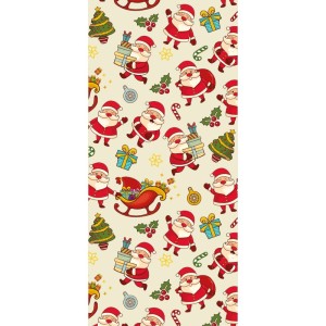 1 foglio di trasferimento alimentare natalizio (per il cioccolato)