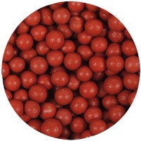 50 g di granella decorativa - Palline di agrifoglio rosso (0,4 cm)