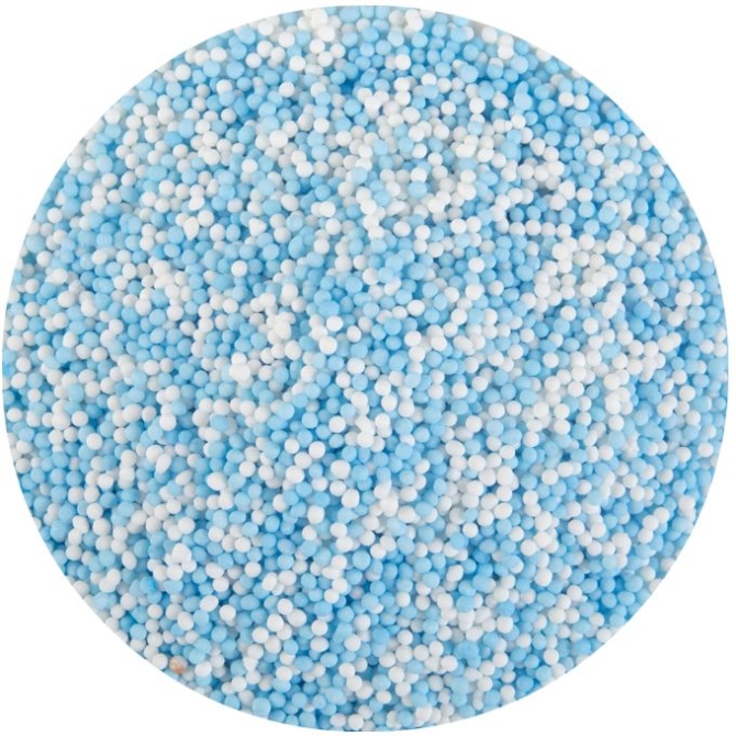 50 g Nonpareils Baby Boy Blu / Bianco