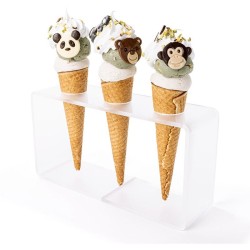 Assortimento di 4 teste di animali (3 cm) - Cioccolato. n1