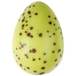 4 uova 3D verde matcha da 3, 8 cm – Cioccolato bianco. n°1