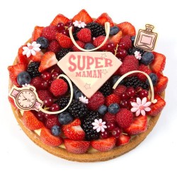 Set di 10 decorazioni alla moda � Cioccolato bianco. n�2