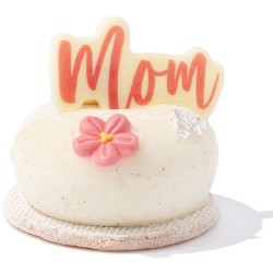 5 mini fiori rosa (� 2 cm) � Cioccolato bianco. n�5