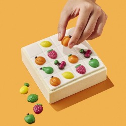 Assortimento di 12 frutti (2, 5 cm) � Cioccolato bianco. n�1