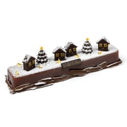 1 Albero di Natale 3D (3 cm) � Cioccolato fondente. n�1