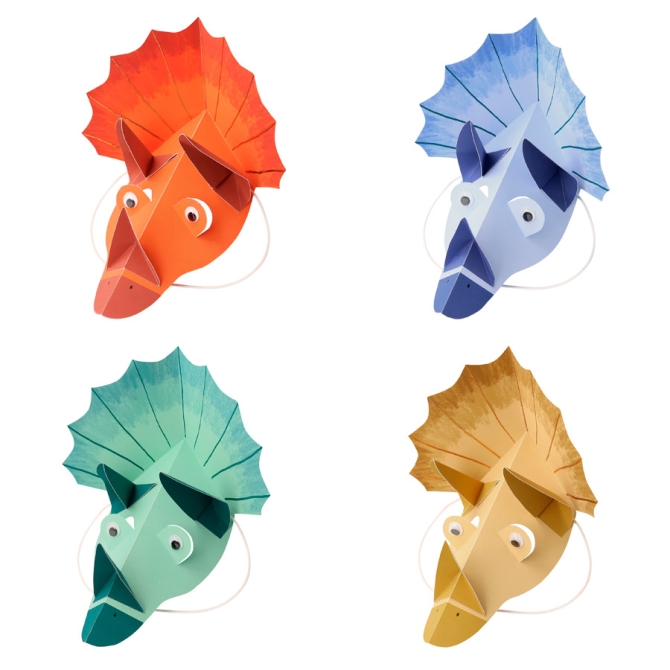 8 Cappelli Maschere - Dinosauro 