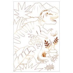 2 Poster da Colorare - Dinosauro. n2