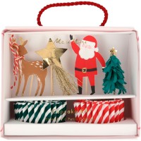 Kit 24 pirottini e stecchini decorativi - Natale