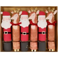 6 Crackers - Babbo Natale e renne