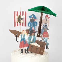 7 Cake Toppers - Pirata d oro. n1