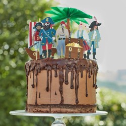 7 Cake Toppers - Pirata d oro. n2