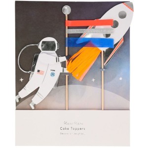 2 cake topper di esplorazione spaziale