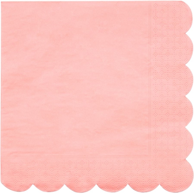 20 Tovaglioli Rosa corallo fluo 