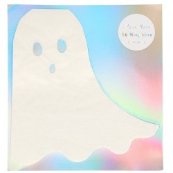 16 Asciugamani fantasma di Halloween iridescenti. n°1