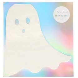 16 Asciugamani fantasma di Halloween iridescenti. n1