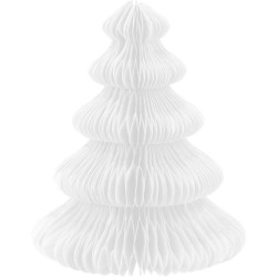 Set di 10 decorazioni da tavola in abete da dispiegare - Verde / Bianco. n°11