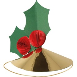 Assortimento di 6 cappelli natalizi festivi. n3