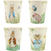 Contiene : 1 x 8 Gobelets Pierre Lapin Dans le Jardin