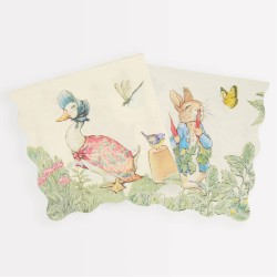 16 Asciugamani Peter Rabbit in giardino. n4
