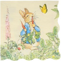 16 Asciugamani Peter Rabbit in giardino