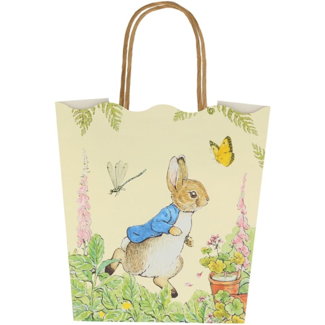 8 buste regalo Peter Rabbit in giardino 