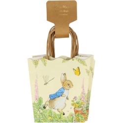 8 buste regalo Peter Rabbit in giardino. n1