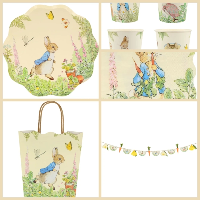 Grande Party Box Peter Rabbit in giardino 