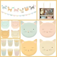 Grande Party Box Gatto Pastello