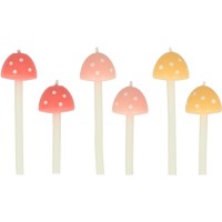 6 Candele Funghi