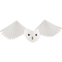 Set di 3 Decorazioni Gufi Magici a Nido d Ape. n°3
