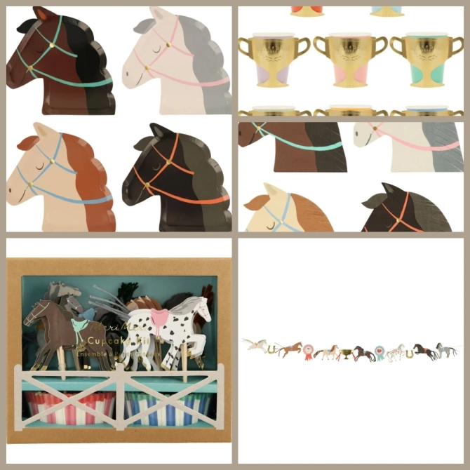 Grande scatola per feste a cavallo 