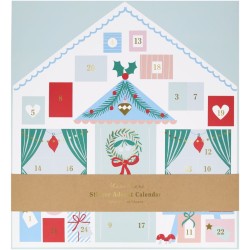 Calendario dell Avvento dello Chalet di Babbo Natale - Con adesivi. n°8