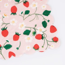 16 tovaglioli piccoli alla fragola. n1