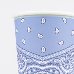8 bicchieri bandana occidentali. n6