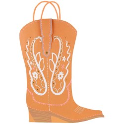 8 sacchetti regalo per stivali da cowboy occidentali. n3