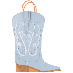 8 sacchetti regalo per stivali da cowboy occidentali. n6