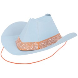 8 piccoli cappelli da cowboy occidentali. n2