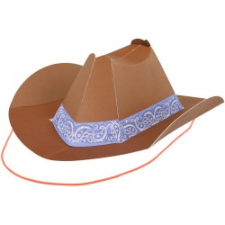 8 piccoli cappelli da cowboy occidentali. n4