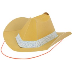 8 piccoli cappelli da cowboy occidentali. n6