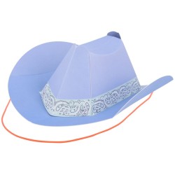 8 piccoli cappelli da cowboy occidentali. n7