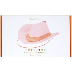8 piccoli cappelli da cowboy occidentali. n11