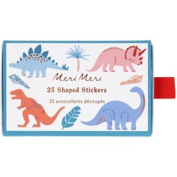 Assortimento di 25 adesivi del Regno dei Dinosauri. n1