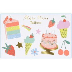 2 fogli di tatuaggi Tatuaggi di compleanno. n1