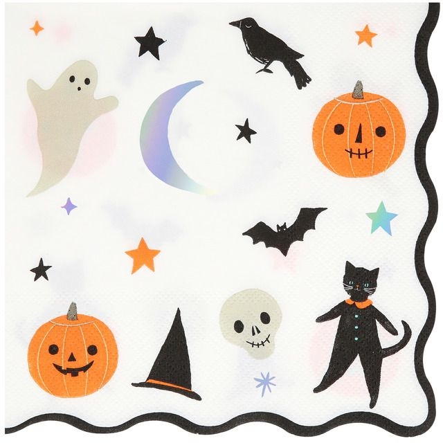 16 tovaglioli di Halloween 