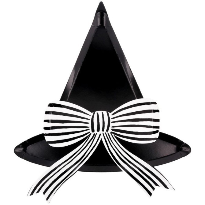 8 piatti a forma di cappello da strega 