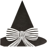 16 tovaglioli a forma di cappello da strega
