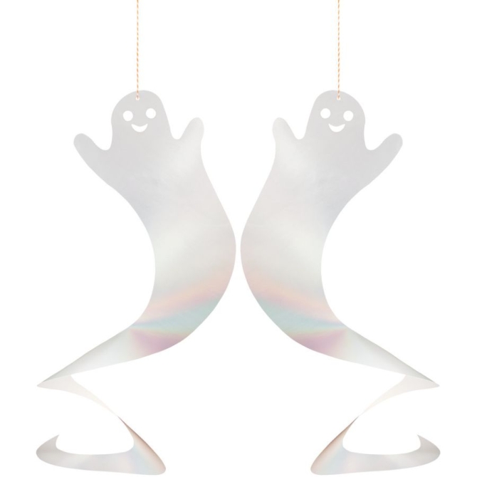 10 ghirlande a spirale fantasma 