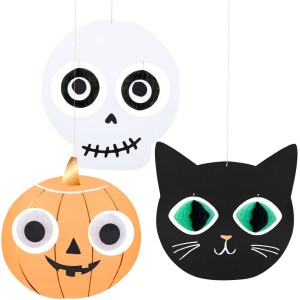 3 decorazioni per appendere la testa di Halloween