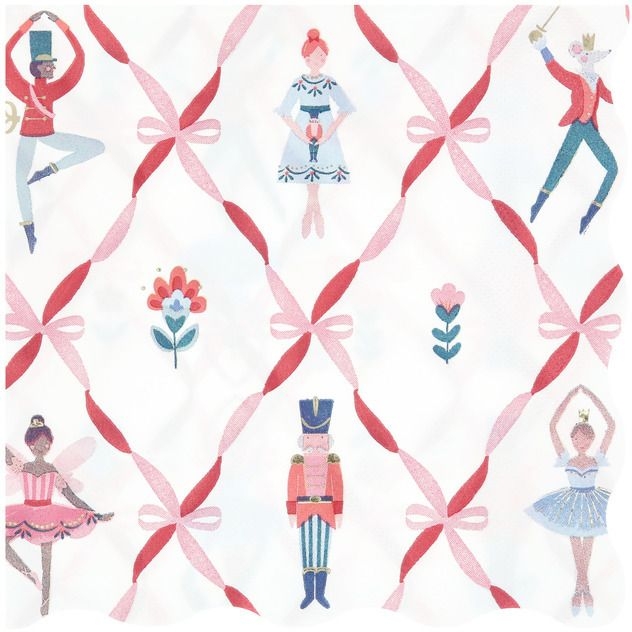 16 tovaglioli di balletto Schiaccianoci