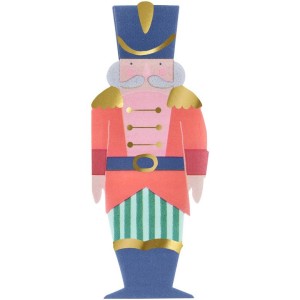 16 tovaglioli a forma di soldato del balletto Schiaccianoci